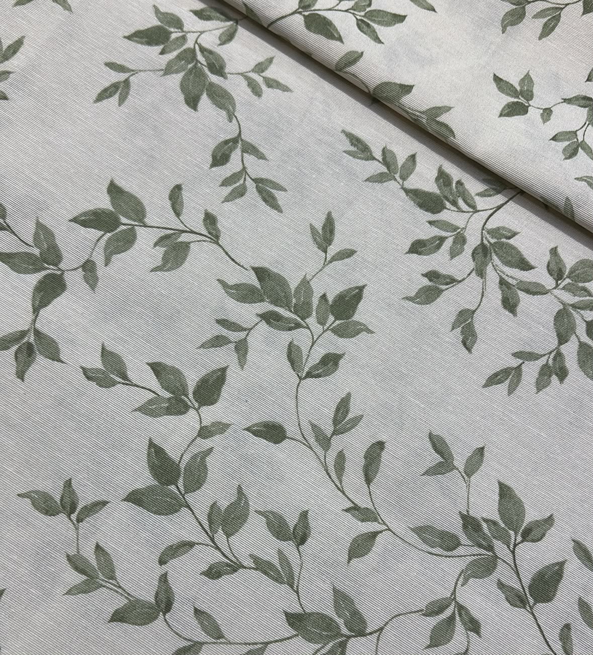 TECIDO DOHLER BELIZE SEMI IMPERMEÁVEL VERDE FOLHAS
