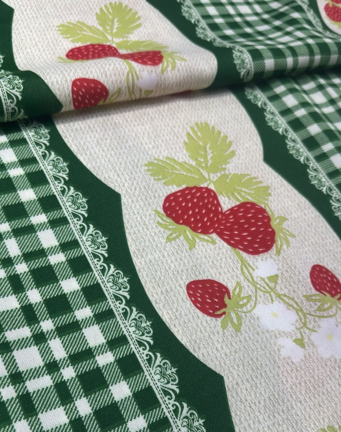 TECIDO OXFORD ESTAMPA COZINHA VERDE 