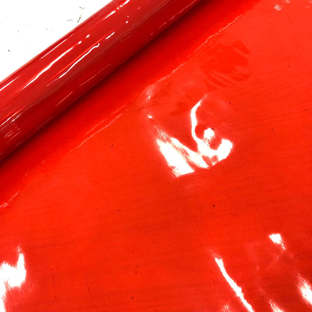 Plástico Cristal Vermelho 20g 0,50cm X 1,40 de Largura 