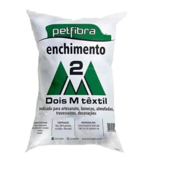 FIBRA de poliéster 100% Ultra Siliconada 1 KG 2M TÊXTIL 