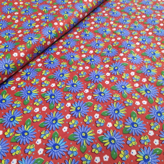 TECIDO CHITA 100% POLIESTER MINI FLORAL AZUL E AMARELO FD VERMELHO - Cópia (1) TECIDO CHITA 100% POLIESTER MINI FLORAL AZUL E AMARELO FD VERMELHO - Cópia (1)