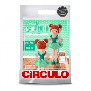 KIT AMIGURUMI COLEÇÃO BAILARINAS - MARIA CLARA 