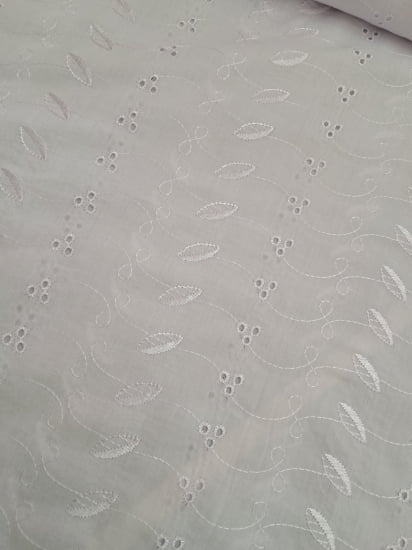 TECIDO LESE BRANCO 80% POLIÉSTER 20% ALGODÃO 