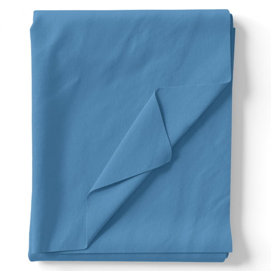 TECIDO MALHA DE ALGODÃO LISA AZUL INVERNO 