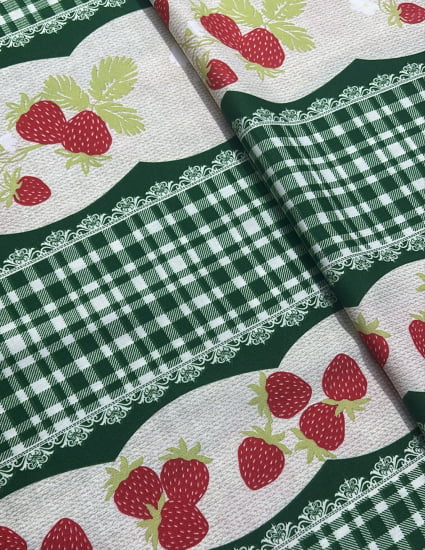 TECIDO OXFORD ESTAMPA COZINHA VERDE 