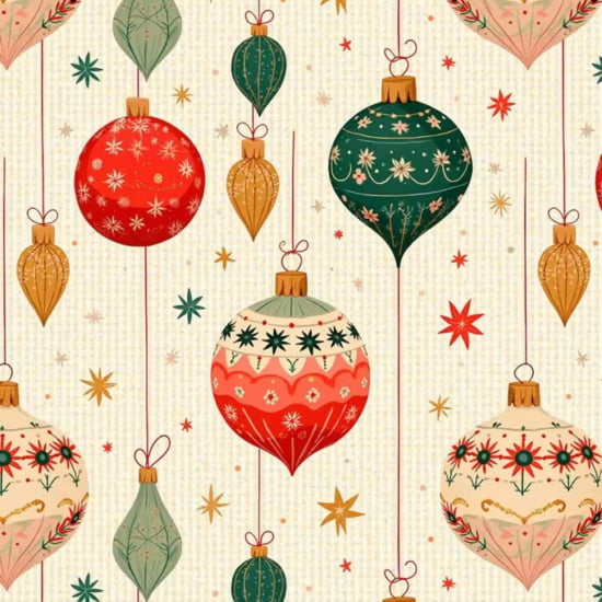 TECIDO TRICOLINE ESTAMPADO 100% ALGODÃO PERIPAN NATAL BOLAS 