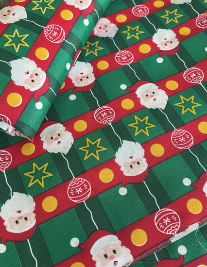 TECIDO 100% POLIÉSTER NATAL TECIDO 100% POLIÉSTER NATAL