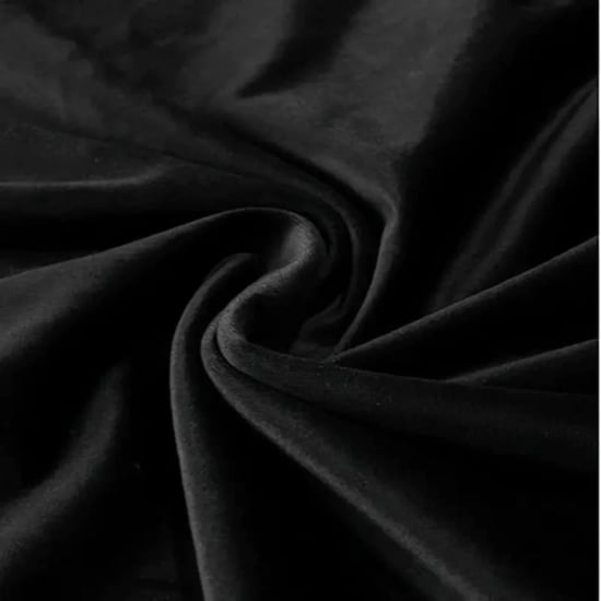 TECIDO SUEDE VELUDO 100% POLIÉSTER PRETO