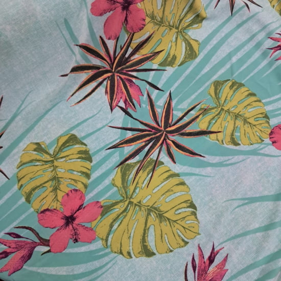 TECIDO LIGANETE 96% POLIÉSTER 4% ELASTANO-ESTAMPA FOLHAGEM TECIDO LIGANETE 96% POLIÉSTER 4% ELASTANO-ESTAMPA FOLHAGEM