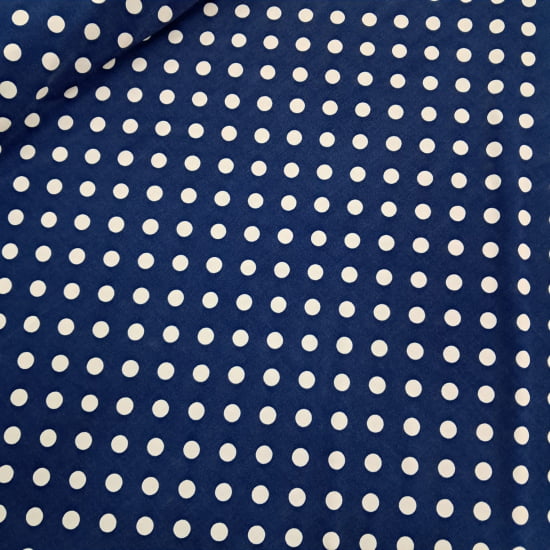 TECIDO LIGANETE 96% POLIÉSTER 4% ELASTANO- ESTAMPA POÁ FD AZUL TECIDO LIGANETE 96% POLIÉSTER 4% ELASTANO- ESTAMPA POÁ FD AZUL