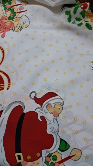 TECIDO OXFORD 100% POLIÉSTER ESTAMPADO NATAL PAPAI NOEL TECIDO OXFORD 100% POLIÉSTER ESTAMPADO NATAL PAPAI NOEL