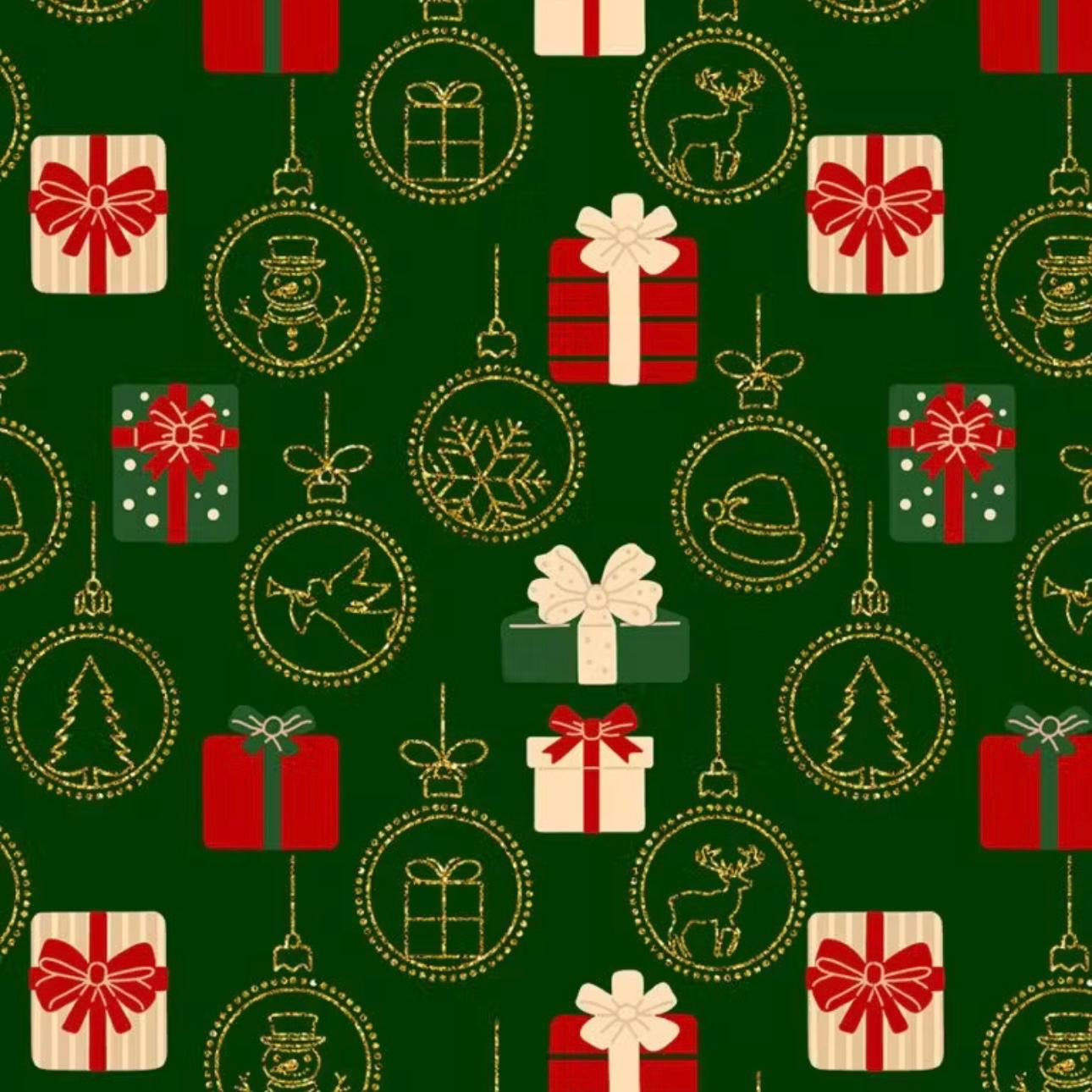 TECIDO TRICOLINE LISO 100% ALGODÃO PERIPAN PRESENTES NATAL